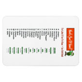 Magnet Flexible Quel est votre nom d'elfe ? Aimant flexible (Horizontal)