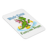 Magnet Flexible Quel Que Soit Ce Qui Flotte Votre Dragon Mignonne (Côté Droit)