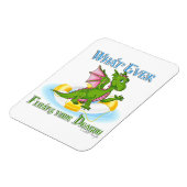 Magnet Flexible Quel Que Soit Ce Qui Flotte Votre Dragon Mignonne (Côté Gauche)