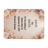 Magnet Flexible Quelle invitation de mariage de fleurs (Horizontal)