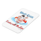 Magnet Flexible Quelle Que Soit La Chaudière De Votre Vache Moo (Côté Gauche)