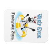 Magnet Flexible Quelque chose de drôle flotte votre Zebra (Horizontal)