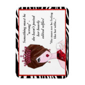 Magnet Flexible Quelque chose ne va pas - Elle n'a pas posté de se (Vertical)