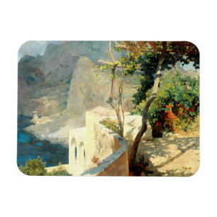 Magnet Flexible Quiet summer afternoon in Capri, Brioschi Othmar 