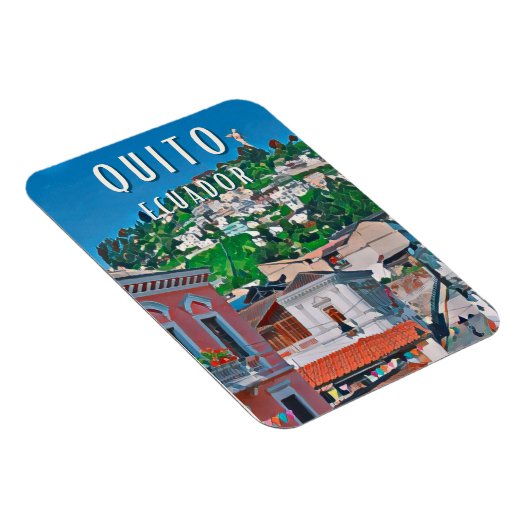 Magnet Flexible Quito, la capitale équatorienne (Côté Droit)
