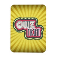 Quiz Nuit Trivia Party Jaune Sunburst