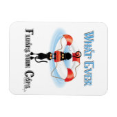 Magnet Flexible Quoi de neuf flotte vos chats (Horizontal)