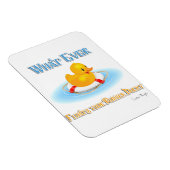 Magnet Flexible Quoi Que Flotte Votre Caoutchouc (Côté Droit)