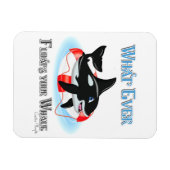 Magnet Flexible Quoi qu'il flotte votre baleine 2 (Horizontal)