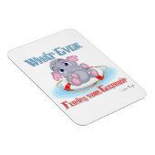 Magnet Flexible Quoi qu'il flotte votre bébé éléphant (Côté Droit)
