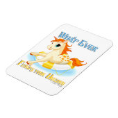 Magnet Flexible Quoi qu'il flotte votre licorne (Côté Gauche)