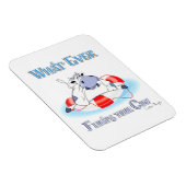 Magnet Flexible Quoi qu'il flotte votre vache 3 (Côté Droit)