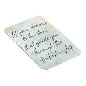 Magnet Flexible Quote d'inspiration Motivational Watercolor (Côté Droit)