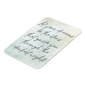 Magnet Flexible Quote d'inspiration Motivational Watercolor (Côté Gauche)