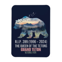 R.I.P. 399 (1996-2024) Reine de l'ours des Tétons
