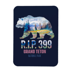 Magnet Flexible R.I.P. 399 La Reine des Tétons Ours