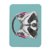 Magnet Flexible Raccoon d'Héadphone (Vertical)