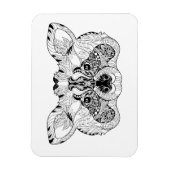 Magnet Flexible Raccoon inspiré (Vertical)