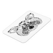 Magnet Flexible Raccoon inspiré (Côté Gauche)