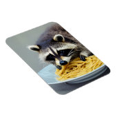 Magnet Flexible Raccoon mangeant Spaghetti (Côté Droit)