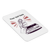 Magnet Flexible Radio amateur (Côté Droit)