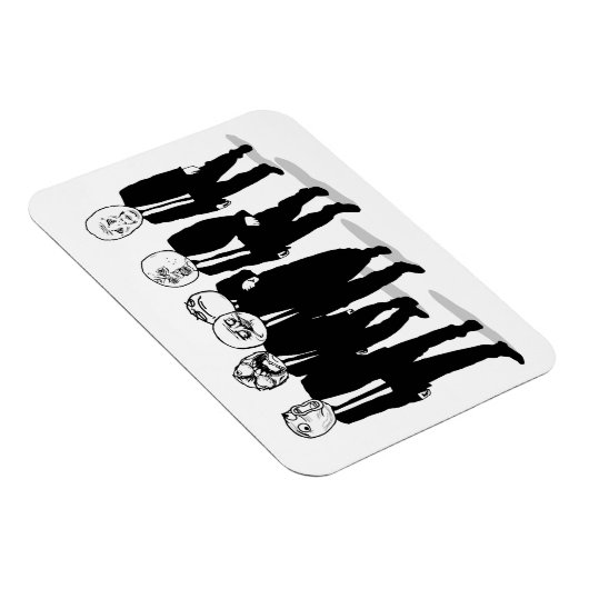 Magnet Flexible Rage Comic Mème Face À Marcher. Me Gusta. (Côté Droit)