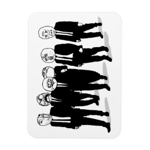 Magnet Flexible Rage Comic Mème Face À Marcher. Me Gusta.