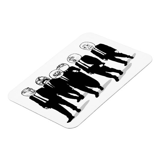 Magnet Flexible Rage Comic Mème Face À Marcher. Me Gusta. (Côté Gauche)