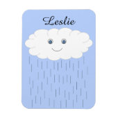 Magnet Flexible Rain Cloud sourit : (Vertical)