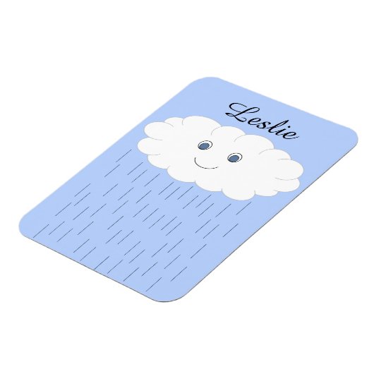 Magnet Flexible Rain Cloud sourit : (Côté Gauche)