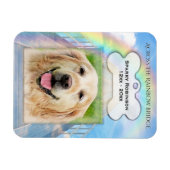 Magnet Flexible Rainbow Bridge Dog Memorial (Horizontal)