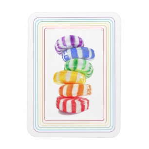 Magnet Flexible RAINBOW CANDY 3x4 Aimant flexible