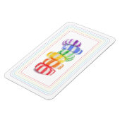 Magnet flexible RAINBOW CANDY 4x6 (Côté Gauche)