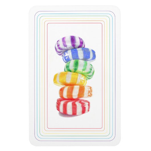 Magnet flexible RAINBOW CANDY 4x6 (Vertical)