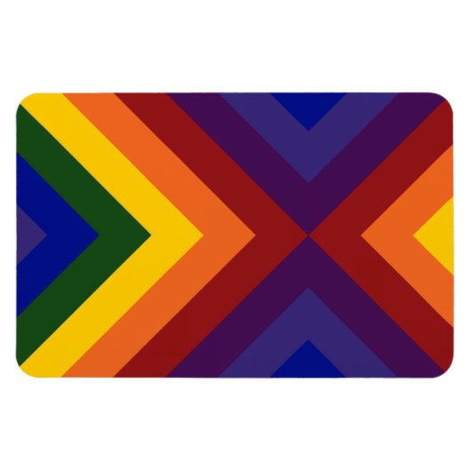 Magnet Flexible Rainbow Chevrons (Horizontal)