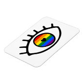 Magnet Flexible Rainbow eye (Côté Gauche)
