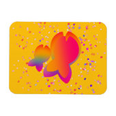 Magnet Flexible Rainbow Fish Yellow (Horizontal)