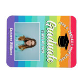 Magnet Flexible Rainbow Graduate Photo LGBTQ Graduate (Horizontal)