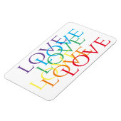 Magnet Flexible RAINBOW LOVE 4x6 Aimant flexible (Côté Gauche)