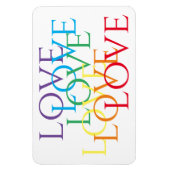 Magnet Flexible RAINBOW LOVE 4x6 Aimant flexible (Vertical)
