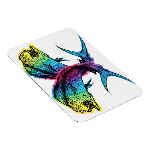 Magnet Flexible Rainbow Mahi Mahi (Côté Droit)