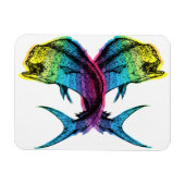Magnet Flexible Rainbow Mahi Mahi (Horizontal)