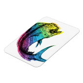 Magnet Flexible Rainbow Mahi Mahi (Côté Gauche)