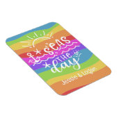 Magnet Flexible Rainbow Waves Mer personnalisées Croisière de jour (Côté Droit)