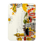 Magnet Flexible Rainy Day à Londres (Vertical)