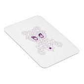 Magnet Flexible Raisin violet, Raisin, Fleur de miel (Côté Droit)