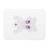 Magnet Flexible Raisin violet, Raisin, Fleur de miel (Horizontal)