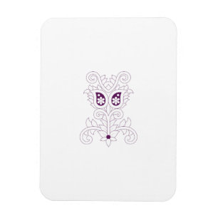 Magnet Flexible Raisin violet, Raisin, Fleur de miel