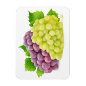 Magnet Flexible raisins rouges et blancs (Vertical)