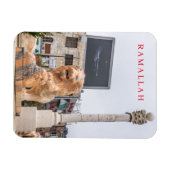 Magnet Flexible Ramallah Al-Manara Vue Carré aimant frigo (Horizontal)